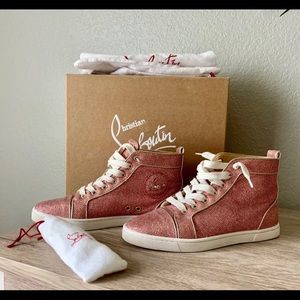 Louboutin Sneakers - Bip Bip Orlato Flat Glitter